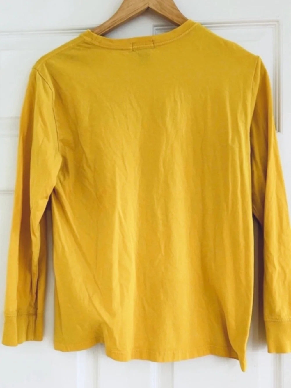 POLO Ralph Lauren Yellow Long Sleeve Crewneck Tee